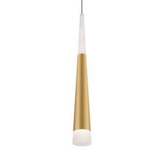 Ultra LED Pendant in Brushed Gold (347|402501BG-LED)