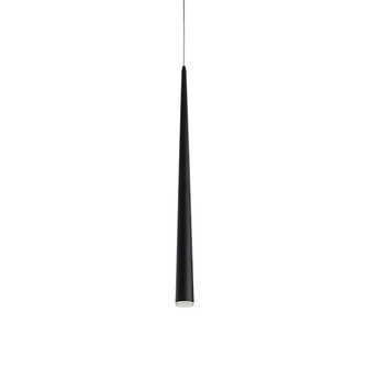 Mina LED Pendant in Black (347|401216BK-LED)