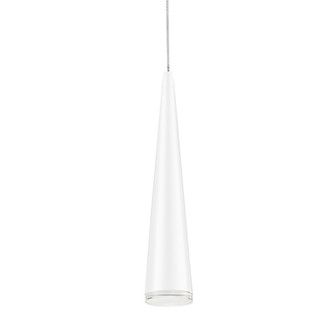 Mina LED Pendant in White (347|401214WH-LED)