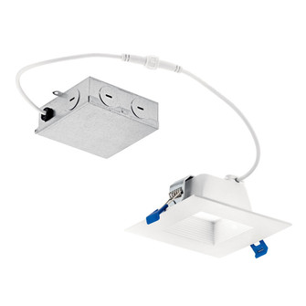 Direct To Ceiling Recessed LED Downlight in Textured White (12|DLRC04S3090WHT)