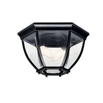 Two Light Outdoor Ceiling Mount in Black (12|9886BK)