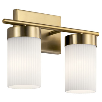 Ciona Two Light Bath in Brushed Natural Brass (12|55111BNB)