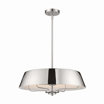 Luella Four Light Pendant/Semi Flush in Polished Nickel (12|52543PN)