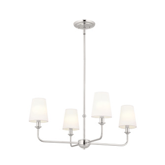 Pallas Four Light Chandelier in Polished Nickel (12|52520PN)