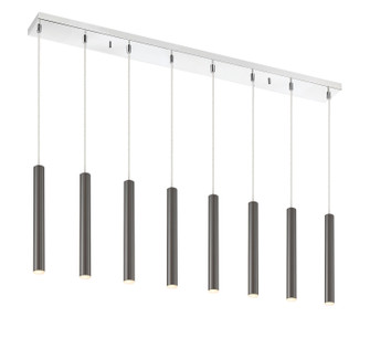 Forest LED Linear Chandelier in Chrome (224|917MP12-PBL-LED-8LCH)