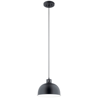 Zailey One Light Pendant in Black (12|52152BK)