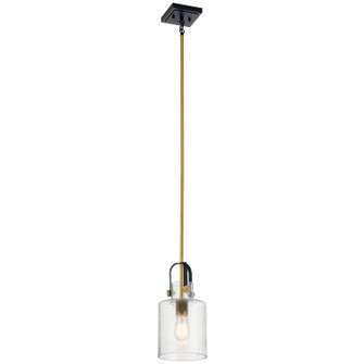 Kitner One Light Pendant in Natural Brass (12|52035NBR)