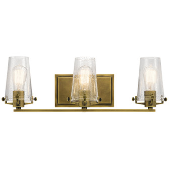 Alton Three Light Bath in Natural Brass (12|45297NBR)