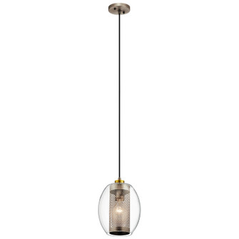 Asher One Light Mini Pendant in Antique Pewter (12|44102AP)