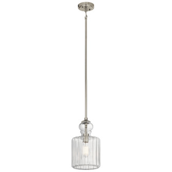 Riviera One Light Pendant in Brushed Nickel (12|43954NI)