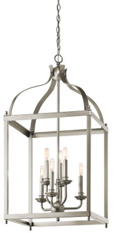 Larkin Six Light Foyer Chandelier in Brushed Nickel (12|42568NI)