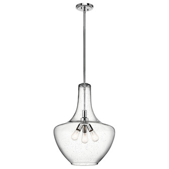 Everly Three Light Pendant in Chrome (12|42198CH)