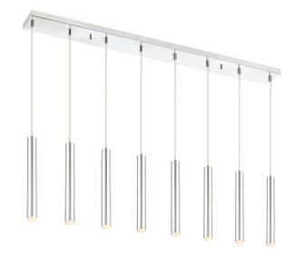 Forest LED Linear Chandelier in Chrome (224|917MP12-CH-LED-8LCH)