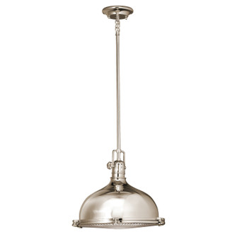 Hatteras Bay One Light Pendant in Polished Nickel (12|2666PN)