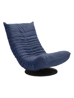 Down Low Swivel Chair in Blue, Black (339|COST101411)