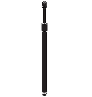 Accessory Adjustable Stem in Textured Architectural Bronze (12|15570AZT)