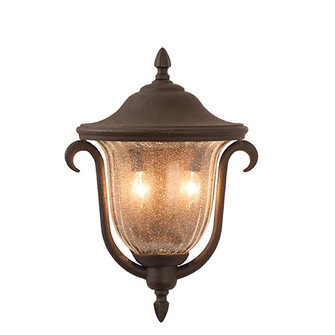 Santa Barbara Outdoor Two Light Outdoor Porch Light in Textured Matte Black (33|9000MB)