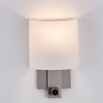 Espille One Light Wall Sconce in Satin Nickel (33|4651SN)
