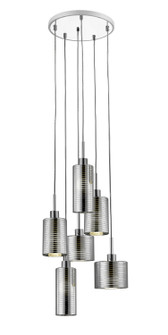 Sempter Six Light Chandelier in Chrome (224|911-6)