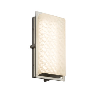 Fusion LED Outdoor Wall Sconce in Brushed Nickel (102|FSN-7562W-WEVE-NCKL)