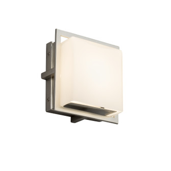 Fusion LED Outdoor Wall Sconce in Brushed Nickel (102|FSN-7561W-OPAL-NCKL)