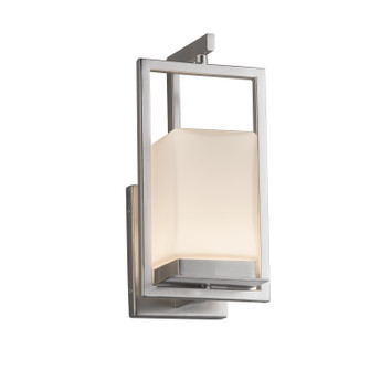 Fusion LED Outdoor Wall Sconce in Brushed Nickel (102|FSN-7511W-OPAL-NCKL)