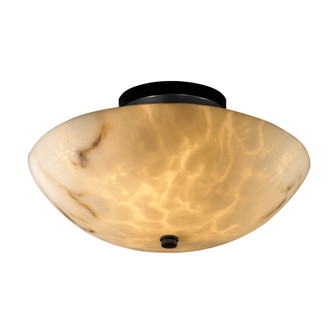 LumenAria LED Semi-Flush Mount in Matte Black (102|FAL-9690-35-MBLK-LED2-2000)