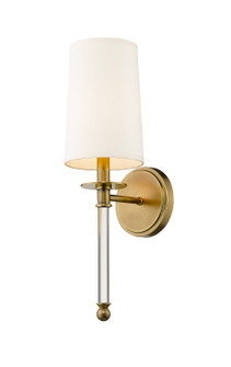 Mila One Light Wall Sconce in Rubbed Brass (224|808-1S-RB)