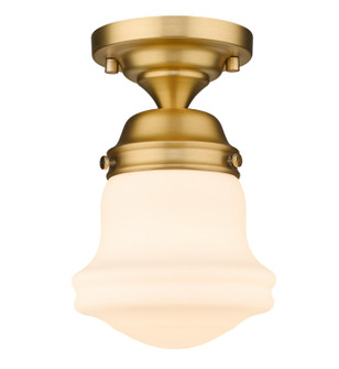 Vaughn One Light Flush Mount in Heritage Brass (224|735F1-HBR)