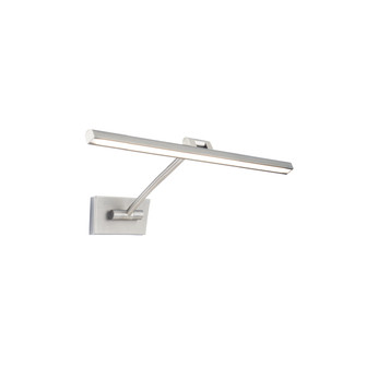 Reed LED Swing Arm Wall Lamp in Brushed Nickel (34|PL-11025-BN)