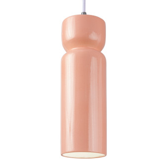 Radiance One Light Pendant in Gloss Blush (102|CER-6510-BSH-CROM-WTCD)