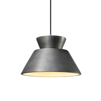 Radiance One Light Pendant in Antique Silver (102|CER-6420-ANTS-CROM-BKCD)