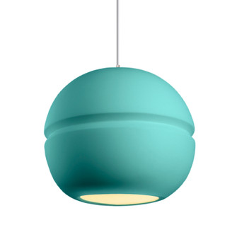 Radiance One Light Pendant in Reflecting Pool (102|CER-6415-RFPL-NCKL-WTCD)