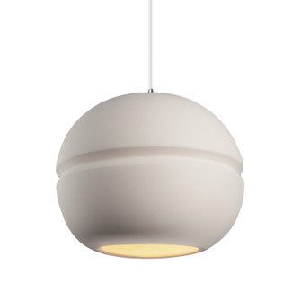 Radiance One Light Pendant in Bisque (102|CER-6415-BIS-NCKL-WTCD)