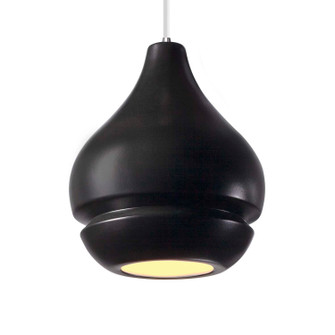 Radiance One Light Pendant in Carbon - Matte Black (102|CER-6400-CRB-CROM-WTCD)