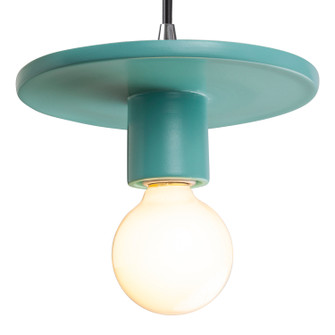 Radiance One Light Pendant in Reflecting Pool (102|CER-6320-RFPL-CROM-BKCD)