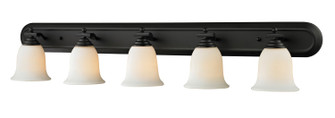 Lagoon Five Light Vanity in Matte Black (224|703-5V-MB)