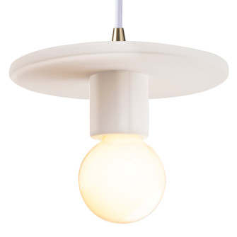 Radiance One Light Pendant in Matte White (102|CER-6320-MAT-ABRS-WTCD)