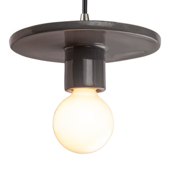 Radiance One Light Pendant in Gloss Grey (102|CER-6320-GRY-NCKL-BKCD)