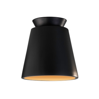 Radiance One Light Flush-Mount in Carbon Matte Black/Champagne Gold (102|CER-6170-CBGD)