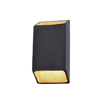 Ambiance LED Wall Sconce in Carbon Matte Black with Champagne Gold internal (102|CER-5875W-CBGD)