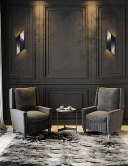 Ambiance LED Wall Sconce in Gloss Black w/Matte White (102|CER-5845-BKMT)