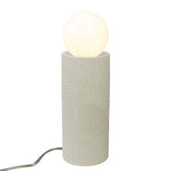 Portable One Light Portable in White Crackle (102|CER-2465-CRK)