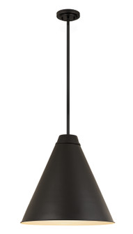 Eaton One Light Pendant in Matte Black (224|6011P24-MB)