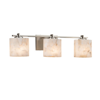 Alabaster Rocks Three Light Bath Bar in Brushed Nickel (102|ALR-8443-30-NCKL)