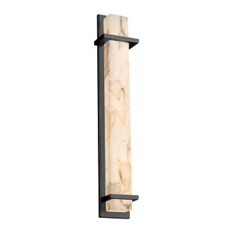 Alabaster Rocks LED Outdoor Wall Sconce in Matte Black (102|ALR-7616W-MBLK)
