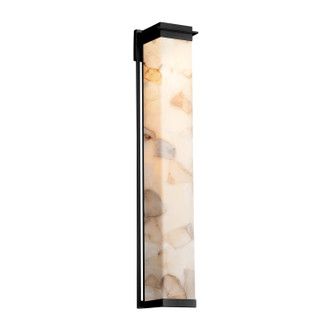 Alabaster Rocks LED Outdoor Wall Sconce in Matte Black (102|ALR-7547W-MBLK)