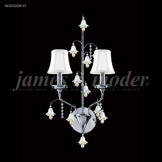 Murano Two Light Wall Sconce in Silver (64|96321S22W-97)