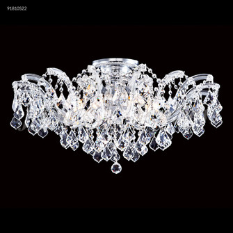 Maria Theresa Grand Eight Light Flush Mount in Silver (64|91810S22)