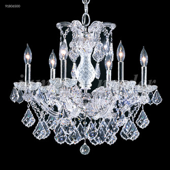 Maria Theresa Grand Six Light Chandelier in Silver (64|91806S0TX)